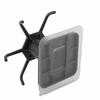 3pcs 6 Claws Design Under Cabinet Hooks 360 Degree Rotation Adhesive Hanging Rack  For Kitchen