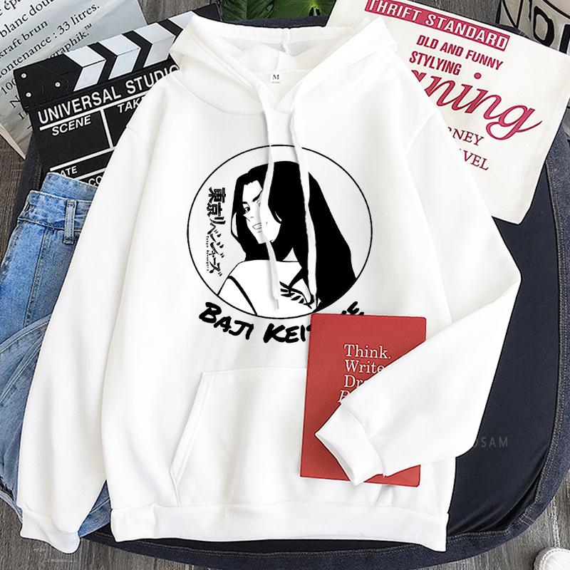 Hot Japanese Anime Tokyo Revengers Men Hoodies Oversized Pullovers Harajuku Kawaii Keisuke Baji VALHALLA Long Sleeve Sweatshirts