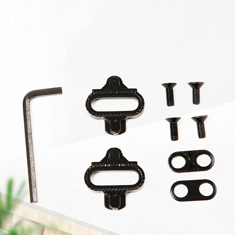 Mountain Bike Shoes Cleats for Shimano SH51 SPD MTB Cleats Multi-Release Spd Pedal Cycling Shoes Clips Set Bicycle Accessories