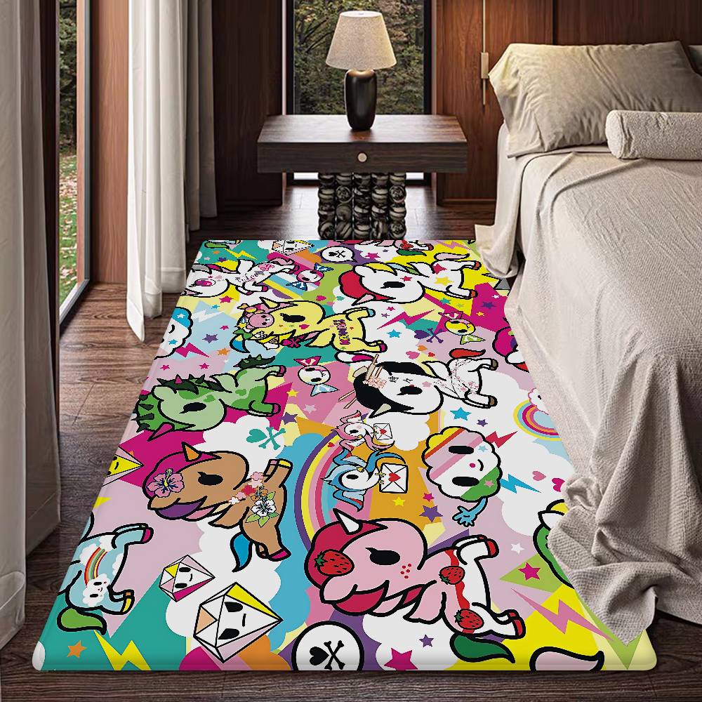 Japan T-TokidokiS Bathroom Mat Retro Multiple Choice Living Room Kitchen Rug Non-Slip Bedside Mats