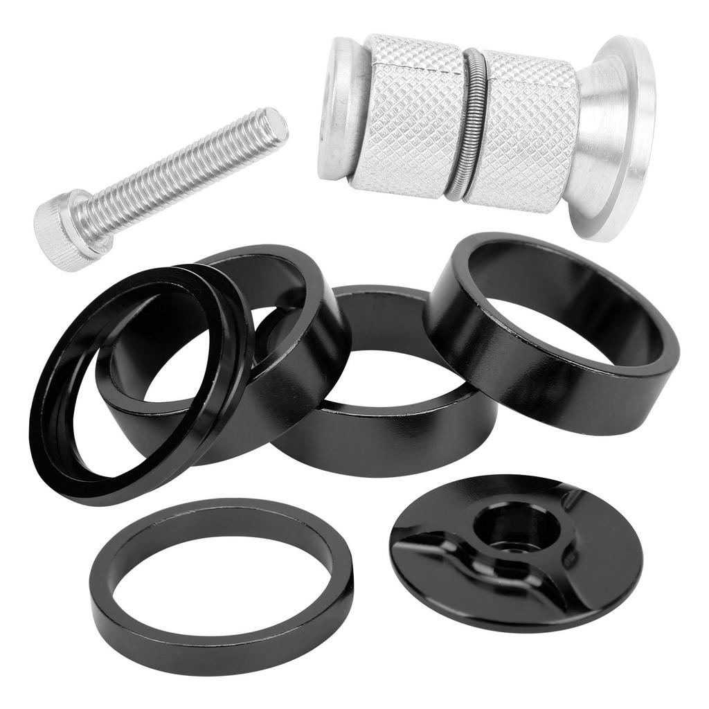 6pcs   Headset Spacer Aluminium Alloy Bike Handlebar Stem Spacers for Mountain Bike