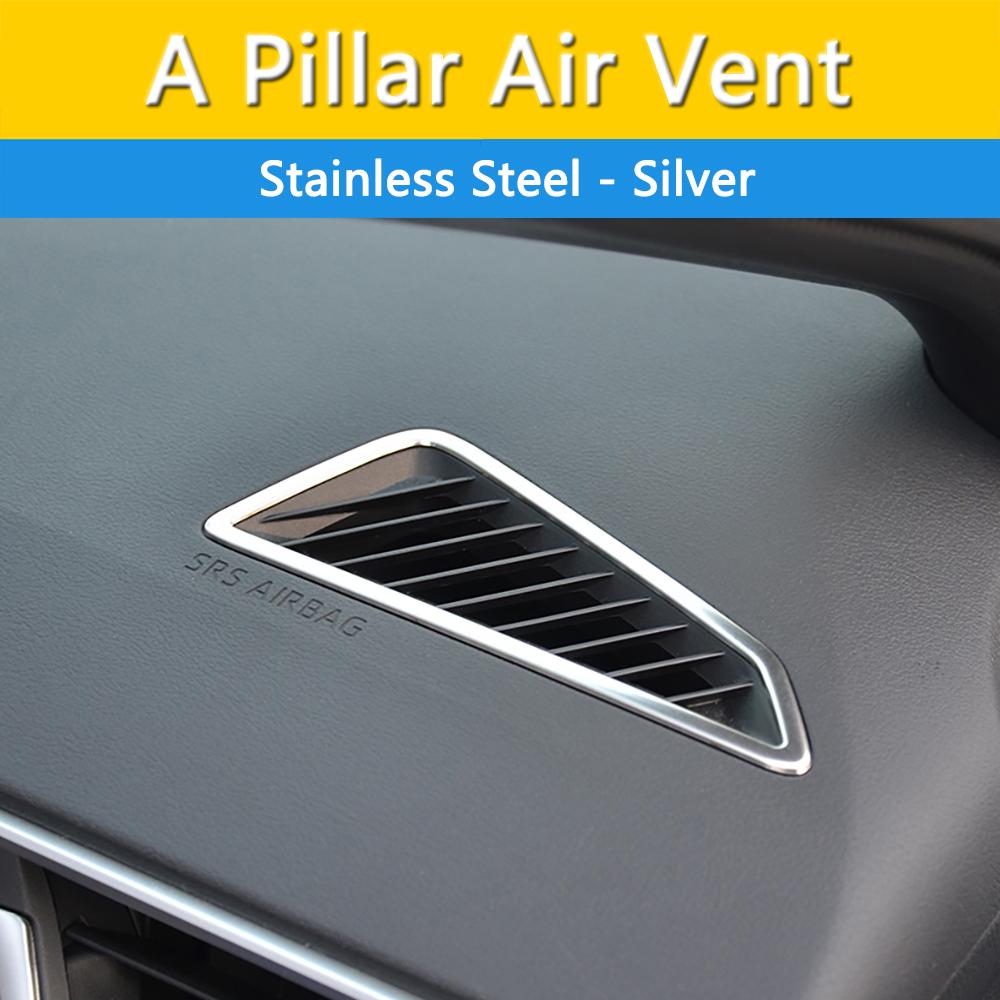 

Автомобильный столб, обрамление для воздуховыпускного отверстия, кольцо, рамка, наклейки, внутренний гарнир, стиль для Toyota Corolla 2022 2023 E210 A pillar Vent 2pcs