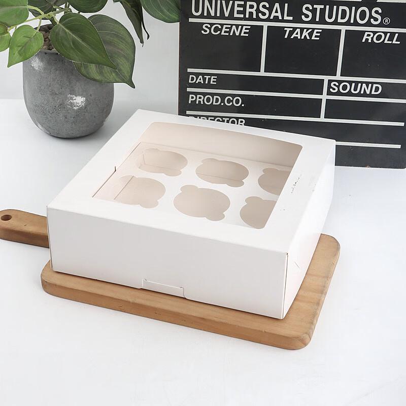 

9-Compartment White Cardboard Cupcake & Muffin Boxes