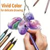 12 Color Metallic Colored Pencils Drawing Sketching Collection Painting Coloring Colour Pencils Profession Art Supplies for Artist