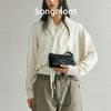 Songmont Mahjong Style Leather Crossbody Bag