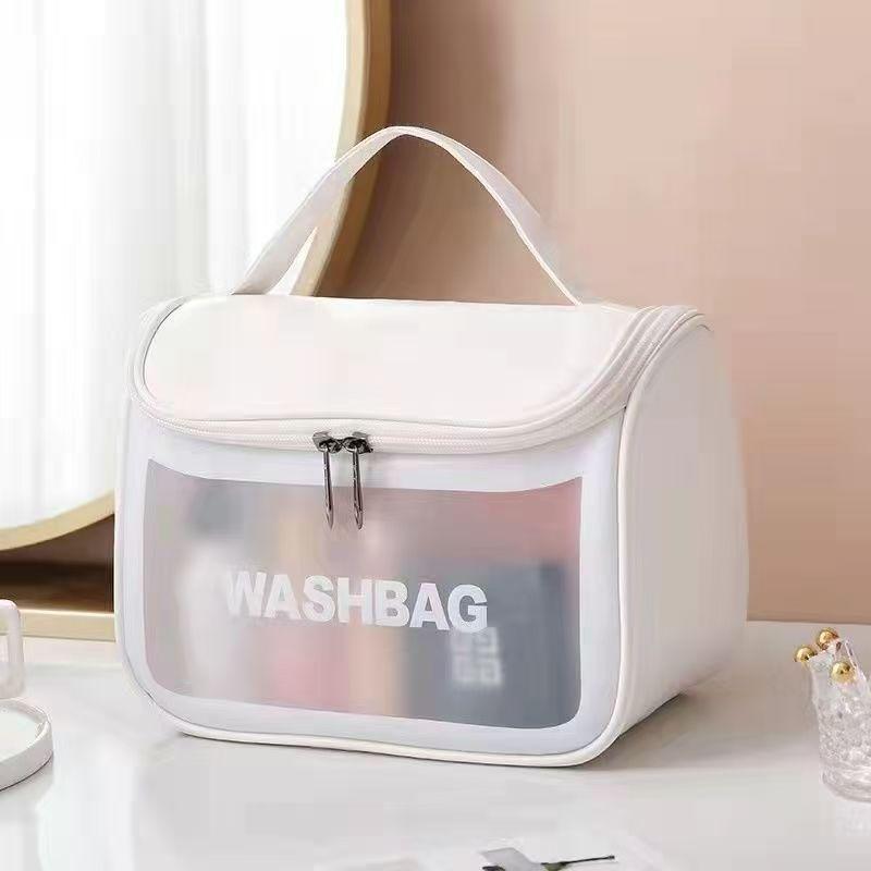Portable Large-Capacity Waterproof Transparent Makeup & Toiletry Bag