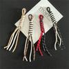 Creative Anti-Lost Knot Nylon Rope Keyring Colorful Braided Lanyard Keychain For Car Backpack Pendant Accessories Gift