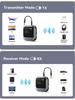 2-IN-1 Bluetooth 5.2 Receiver Transmitter 400mAh AUX Car Adapter With LED Display for Car Music/Hands-Free Calls JR-CB2S