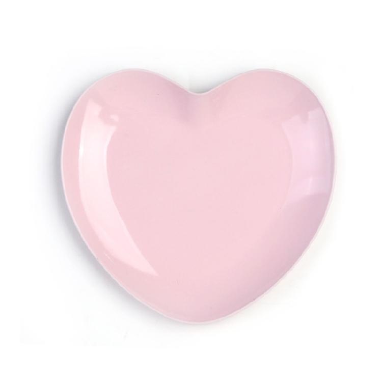 

Practical Stainless Steel Heart Palette for Nails Art Unique Mixing Tray for Makeup and Jewelry Storage Accessories 1 рожевий