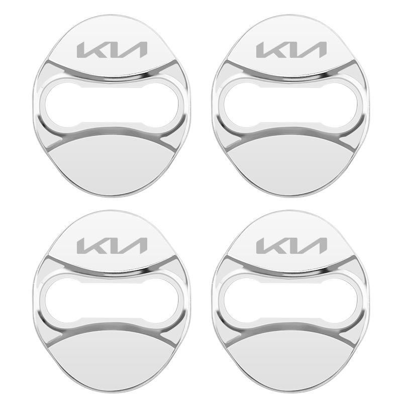 BBEF9 4pcs Car Styling Auto Protect Door Lock Cover Stickers Accessories Case For Kia Rio Sportage Cerato Soul Sorento Picanto