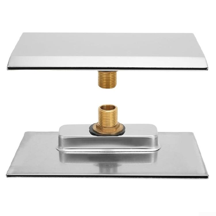 Stainless Steel Water Fountain Pool Waterfall Fount Pool Bathtub Waterfall Tub Spout Waterfall Water Outlet Nozzle