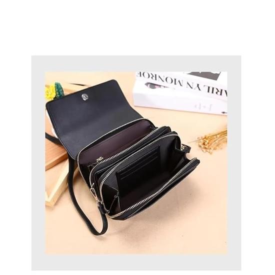 Ketmart Umhängetasche für Damen mit 1 abnehmbaren Riemen und Reißverschluss, Umhängetaschen, Clutch, Tragetasche, Handtaschen, Geldbörsen