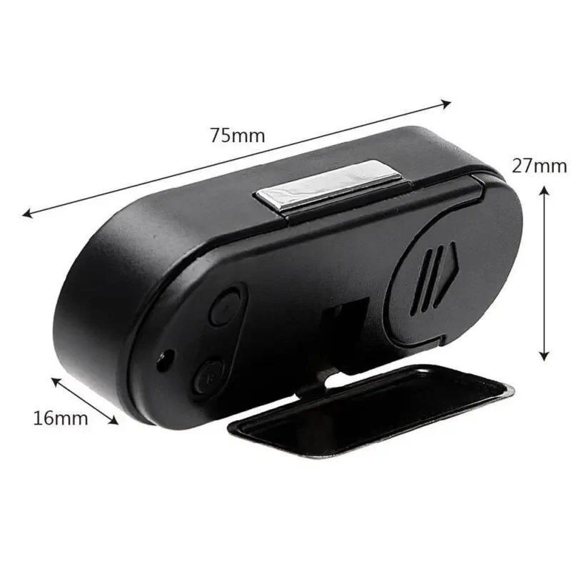 Digital Car Clock Thermometer LCD Display Auto Brightness Sensor Dashboard Timer