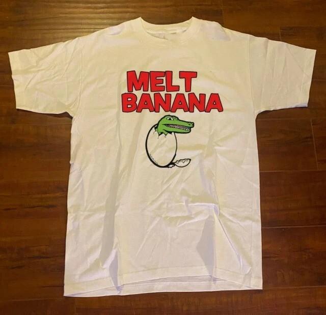 Melt-Banana Gift For Fans White T-Shirt Cotton All Size Unisex T-Shirt XL