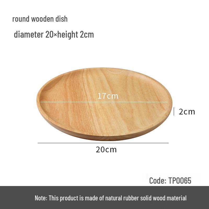 Molona Japanese Style Oak Wood Plate