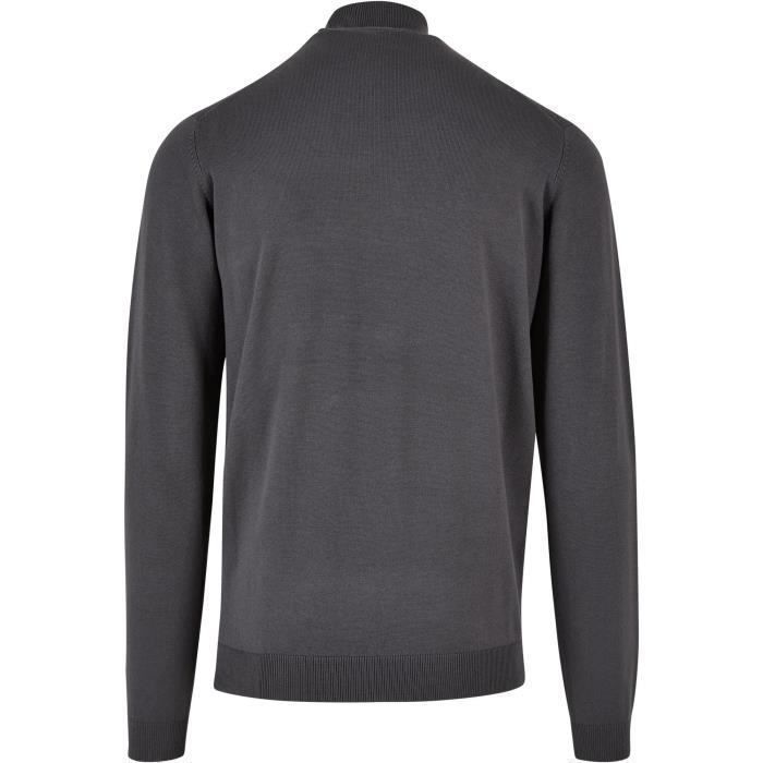 Pull col roulé - Urban Classics - Gris foncé - Viscose et Nylon - Confort ajusté - Homme