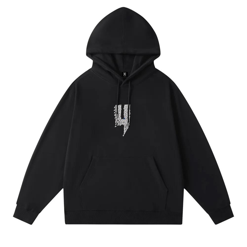 Men's Casual Loose Fit Hoodie Sweatshirt Autumn Winter Thermal Print Base Layer Yelir World Brand Fleece Loop Comfortable Street