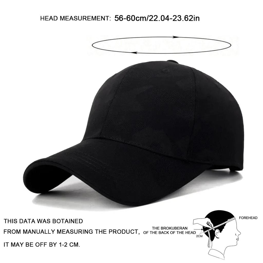 Men's Camouflage Fashionable Baseball Cap Outdoor Leisure Hiking Hat Adjustable Women's Cotton Hats Golf Caps