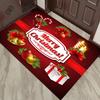Christmas Santa Snowman Reindeer Pattern Door Mat Festive NonSlip Rug For Front Door Entryway Christmas Party Decor Festival