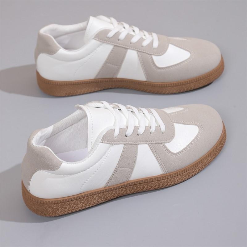 Fashion Women's Autumn Big Size Sneakers Casual Canvas Mesh Flat Sport Shoes Versatile White Trainers for Running Walking & Daily Wear