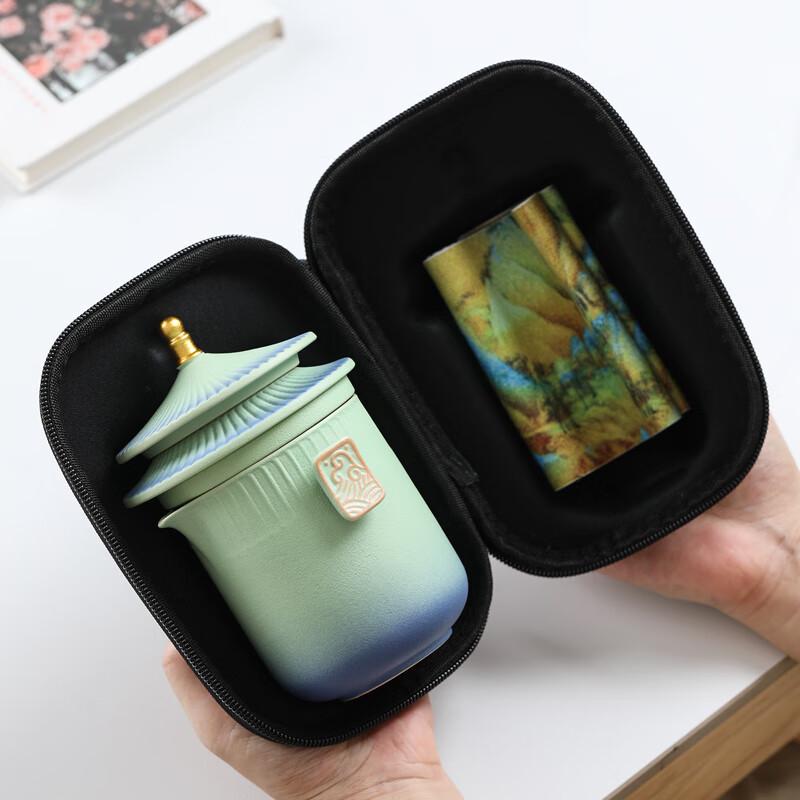 MULTIPOTENT Forbidden City Style Portable Travel Tea Set