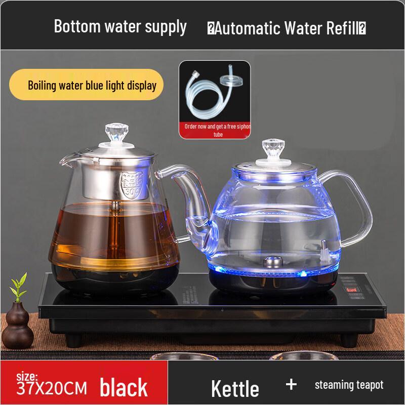 Smart Automatic Glass Electric Tea Kettle with Bottom Water Supply