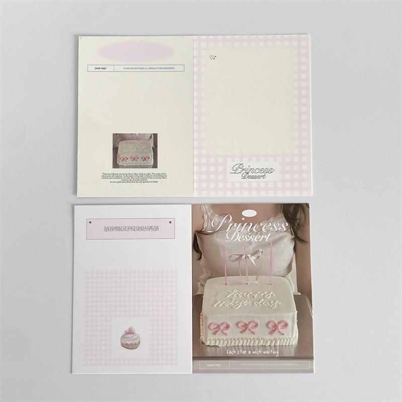 10Pcs Cute Korean Kpop Photocard Holder 3-inch Photocard Back Card Foldable Card Holder Decor Paper Board DIY Packing Material