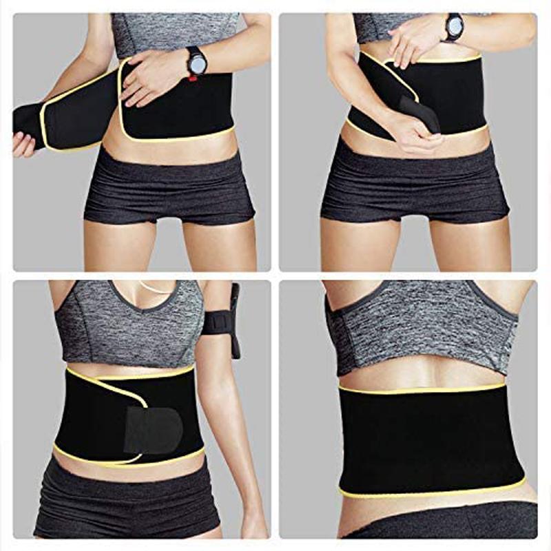 Corset pentru antrenament pentru talie din neopren Curea de slăbire pentru abdomen Cureaua de fitness Suport pentru talie Cureaua pentru transpirație Cureaua lombară pentru spate