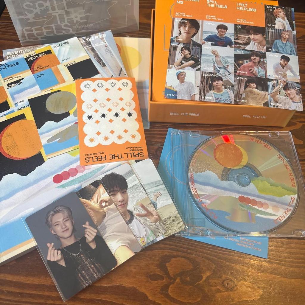 Used SEVENTEEN 12th Mini Album Spill The Feel