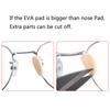 40 Pieces Self Adhesive Anti-Slip Thin Nosepads Soft Foam Nose Pads for Eyeglasses, Sunglasses, Reading Glasses