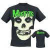 Bones Misfits T-Shirt Men Women Metal Rock Band Graphic Tee 100% Cotton Summer Streetwear Top