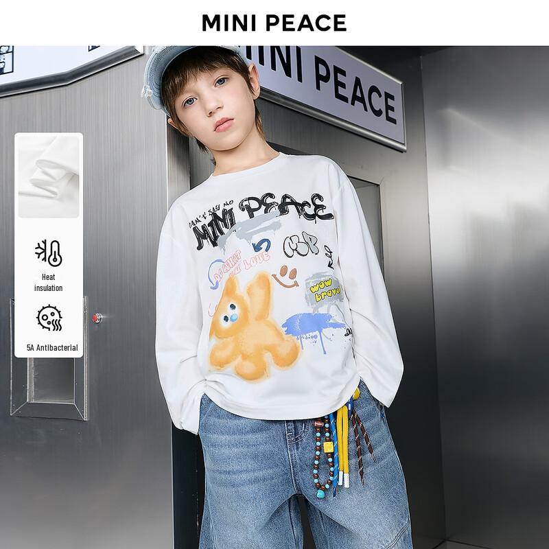 MiniPeace Boy s Long Sleeve T-Shirt 140