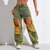 Shascullfites Melody Ripped Women's Blue Jeans Hip-hop Style Fashion Vintage Streetwear Y2K Wide Leg Jeans Baggy Denim Pants