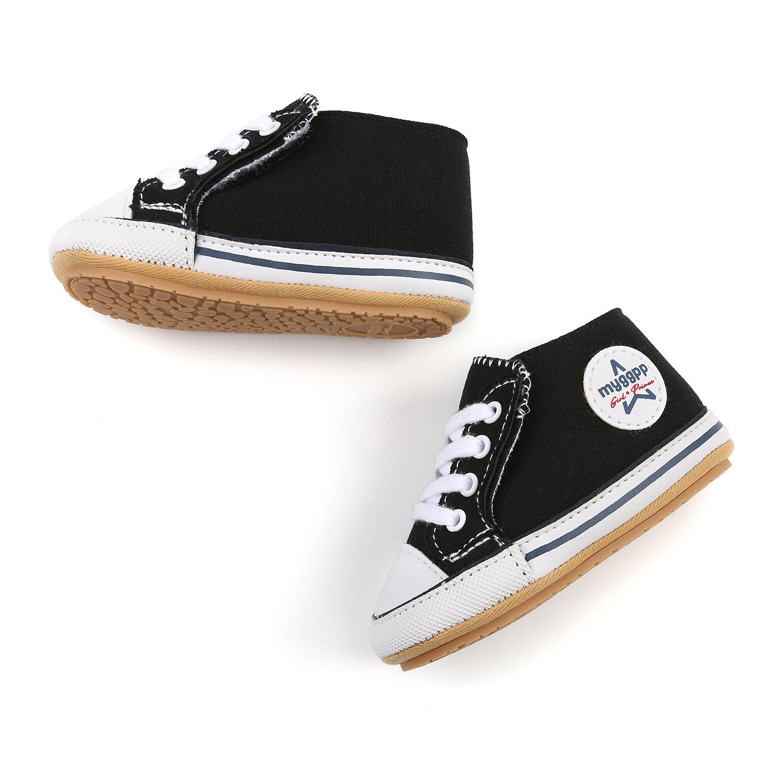 MYGGPP Повседневная парусиновая детская обувь Мокасины Детская обувь Обувь для малышей — фото 4