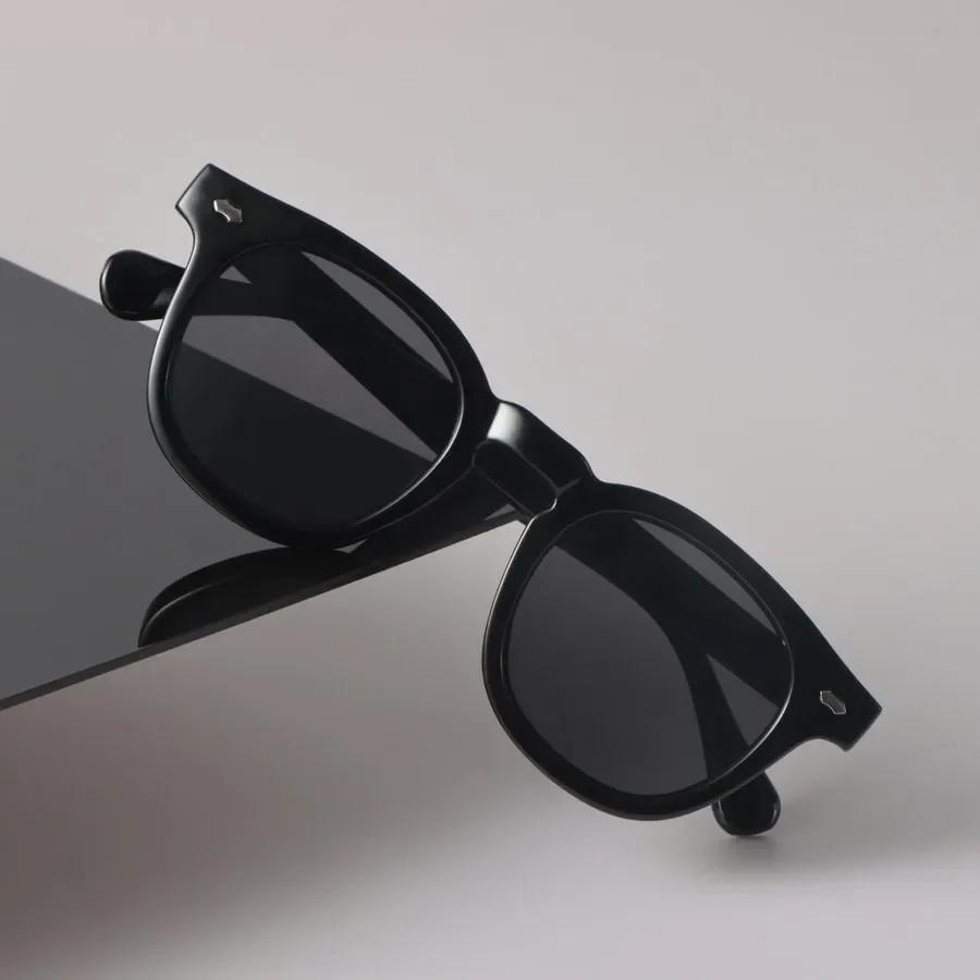 Round Sunglasses Women Men Trendy Stylish Mirror Minimalist Lens Sun Glasses Female Male Retro Personality