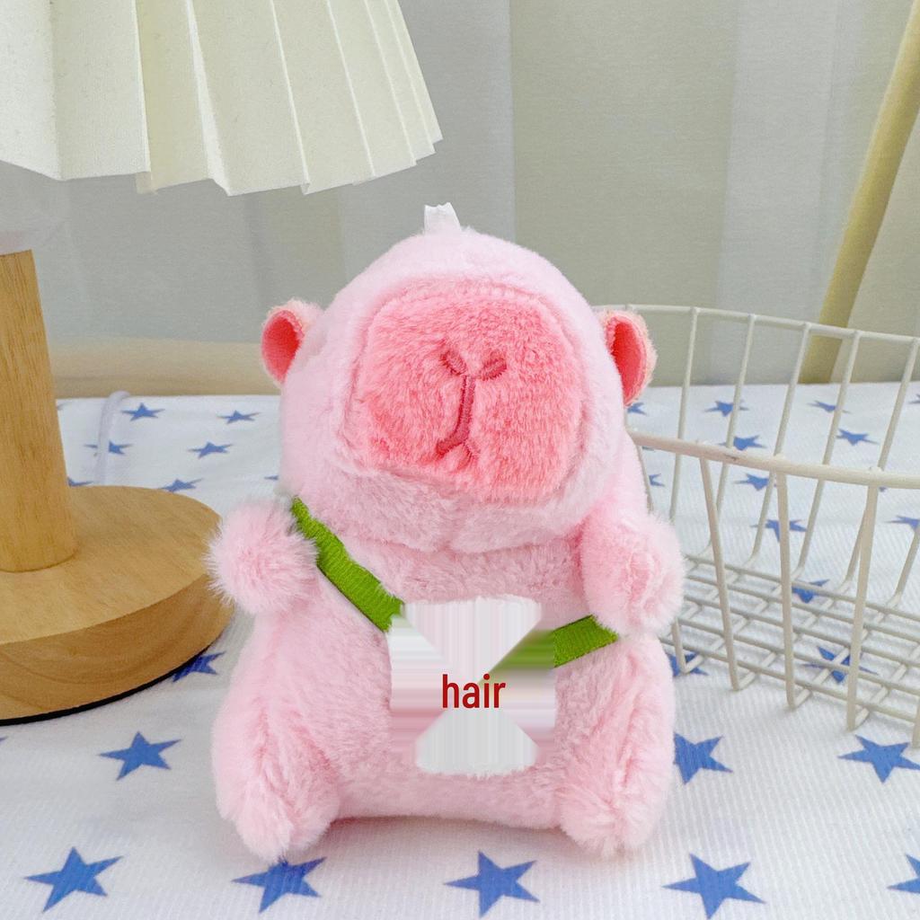 Capybara Hanger Pluche Sleutelhanger - Verjaardagscadeau Lappenpop