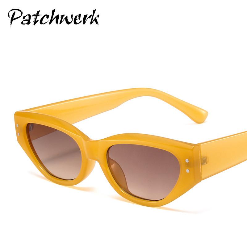 Fashion Cat Eye Sunglasses With Uv400 Protection For Stylish Outdoor Wear