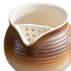 Ceramic Teapot Porcelain Tea Pot Maker Kettle with Rope Wrapped Handle for Household