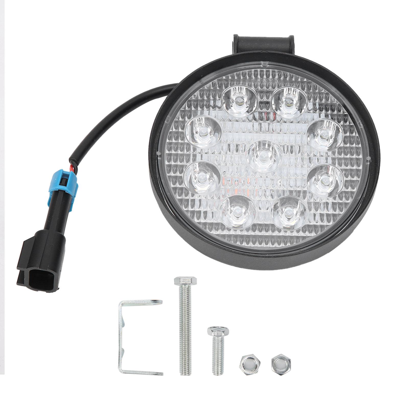 27W Round Car 9LED Working Lamp for Illumination IP67 Waterproof Universal Lights