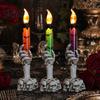Secret Room Scary Decor Halloween LED Ghost Candle Light Spooky Hand Lamp Party Atmosphere Tabletop Decor Horror Light for Haunted House Decorative