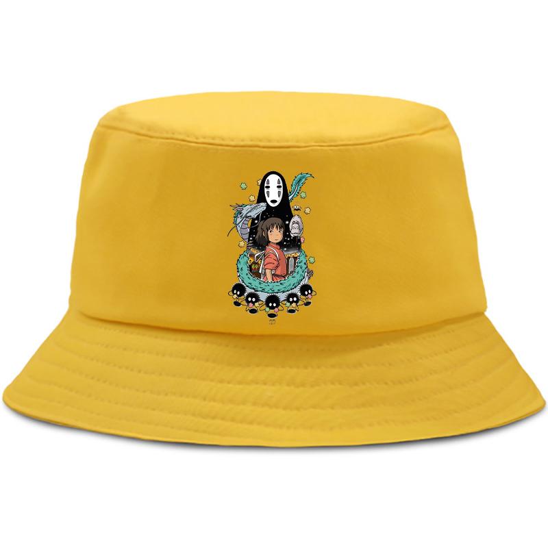 Totoro Pălărie de vară Femei Unisex Panama bob Pălărie de găleată The Design Vizor plat Miyazaki Hayao Studio Ghibli Pălărie de pescar Anime