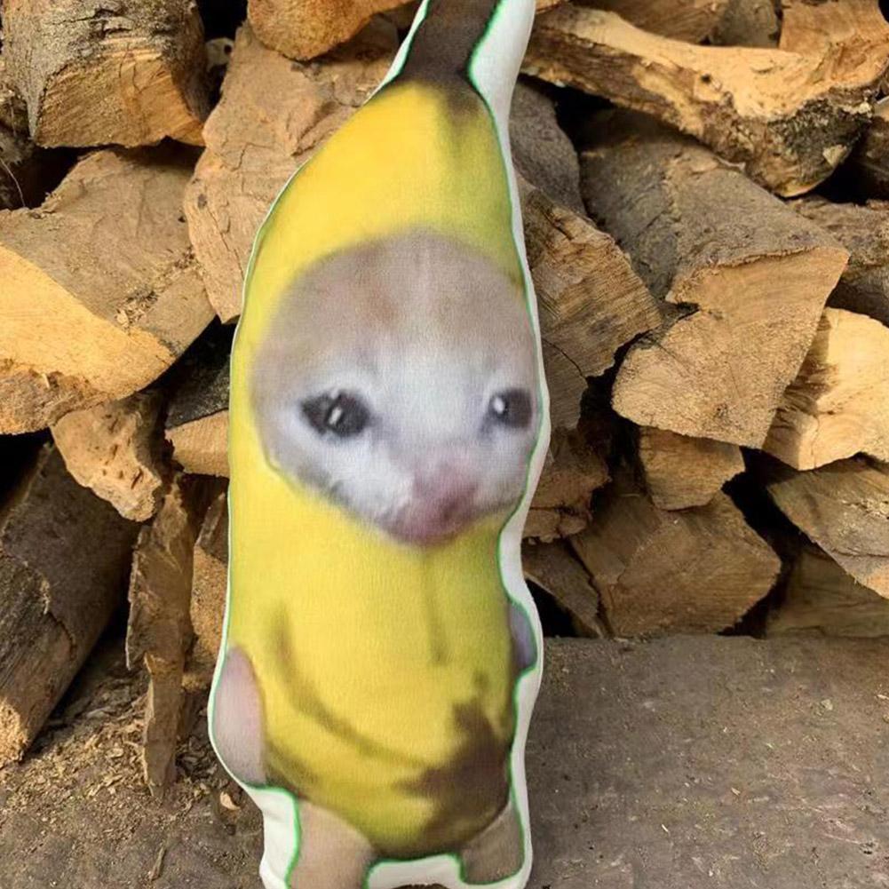 

Банановая кошка, плюшевая игрушка, банановый кот, плачущий мем, банановые куклы, кошка, банан в счастливом коте, брелки, тележка, M6J6