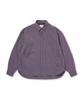 Snow Peak KASURI Ripstop Ripstop Dark Size M Shirt, Kasuri-style Fabric, Purple