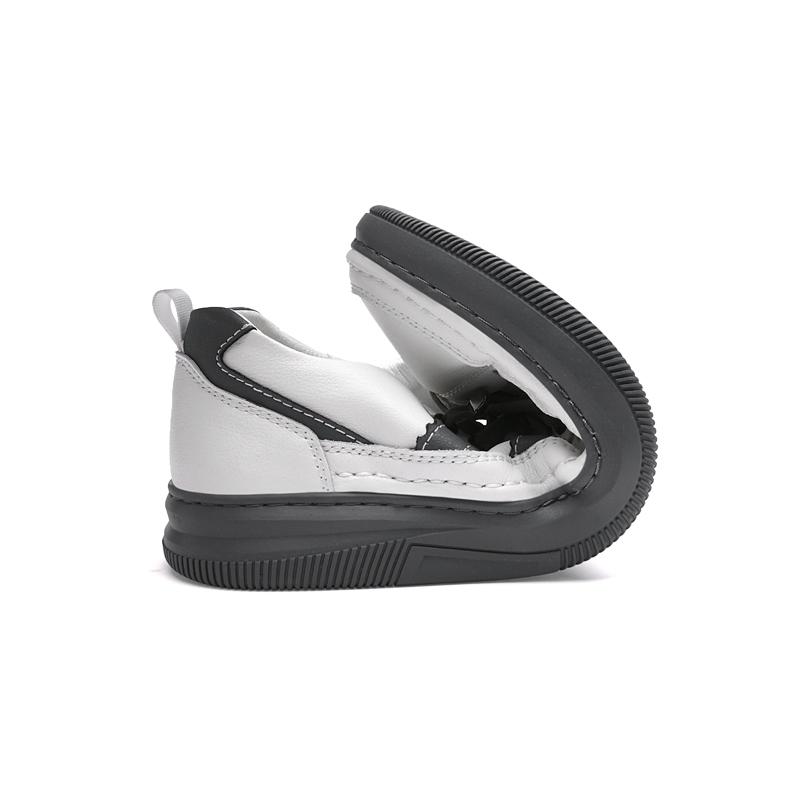 Herre fritidssko Hvite joggesko Flats