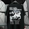 Band T-shirt Men's New Summer Trend Fashion Loose and Comfortable Short-sleeved Cotton Crew Neck Top Trendy Men's Clothing