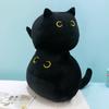 Plush Toy Cute Black Cat Pillow Doll Soft Boy Doll Cat Doll Corner Nap Pillow