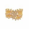 Full Of Diamonds, Zircon Light Luxury, High-End Open Ring, Antique Retro Index Finger Ring, Women'S Gold Ring.