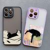 Funny Cat Daily Life Phone Case For iPhone 11 Case iPhone 12 14 Pro Max Mini 16 13 15 Pro Max 7 8 Plus XR XS X Shockproof Covers