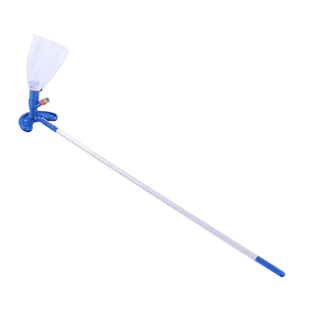 Pool Vacuum Jet Cleaner Labor Saving Portable Underwater Cleaner with 4 Section Pole for Swimming Pool Hot Tub Fountain