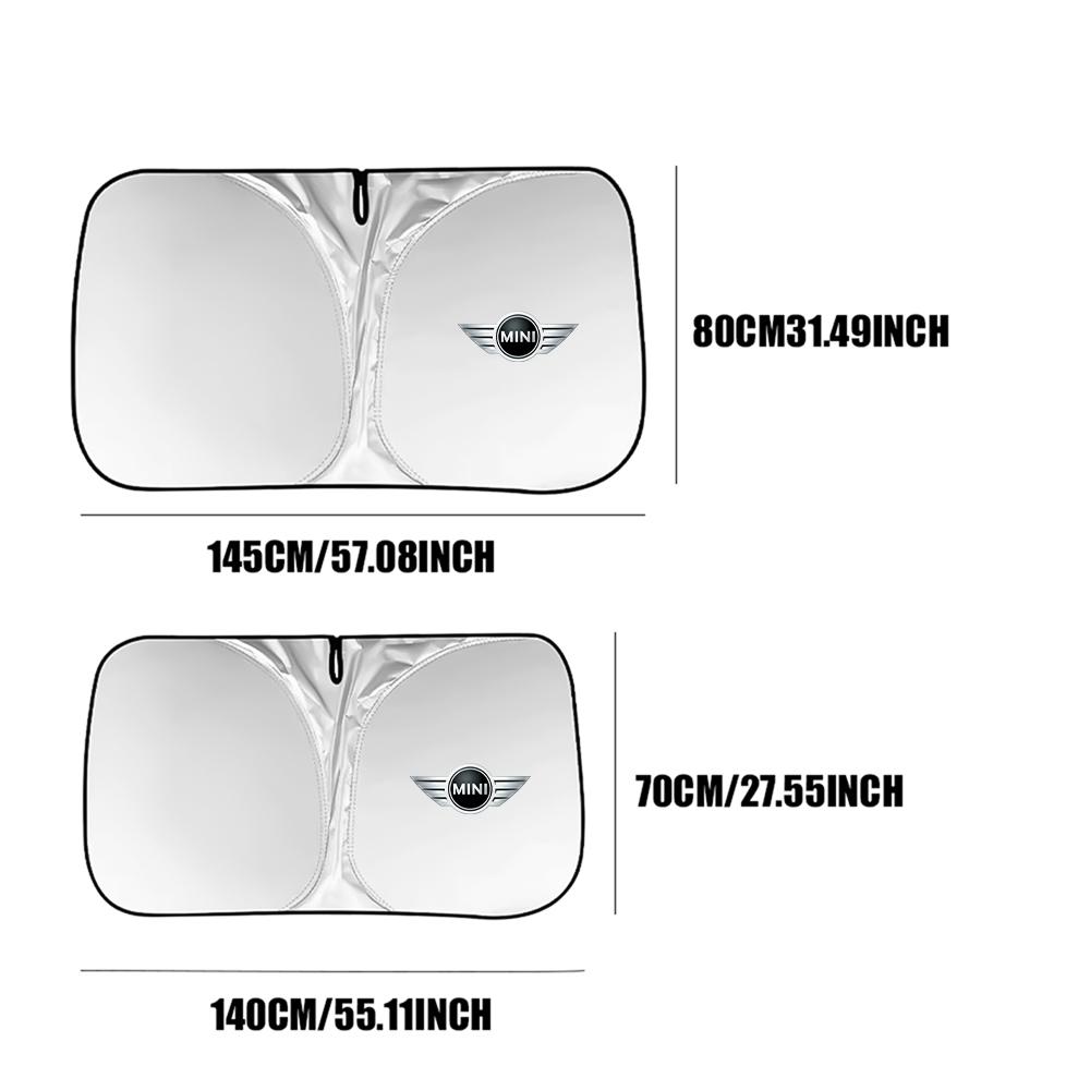 VRT4 For MINI Cooper S JCW WORKS R55 R56 F55 F56 R57 R58 R59 Car Windshield Sunshade Cover Sun Shade UV Protection Auto Accessories